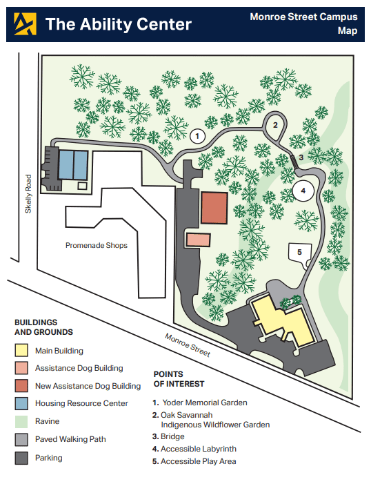 The Ability Center Campus Map
