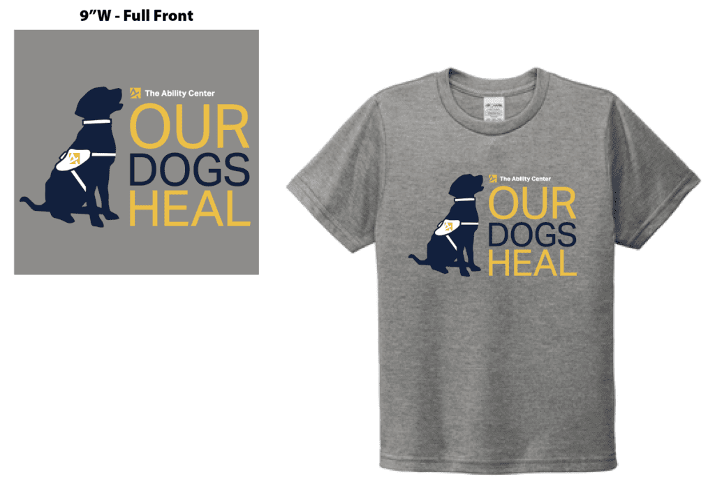 a t - shirt with a dog on the front and a t - shirt with. 